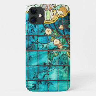 Art nouveau stained glass window floral Victorian Case-Mate iPhone Case