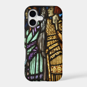 Art Nouveau Stained Glass with Angels