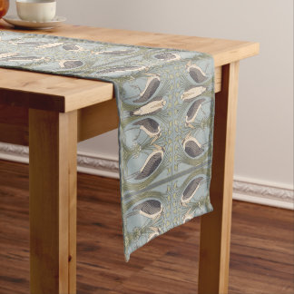 Art Nouveau Storks for Baby Long Table Runner