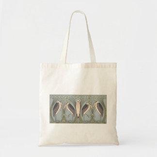Art Nouveau Storks Tote Bag