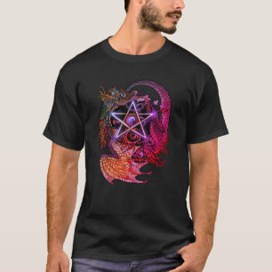 Art Nouveau style dragon Pentacle ~shirt T-Shirt
