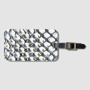 Art Nouveau Styles OP Art Pattern Luggage Tag