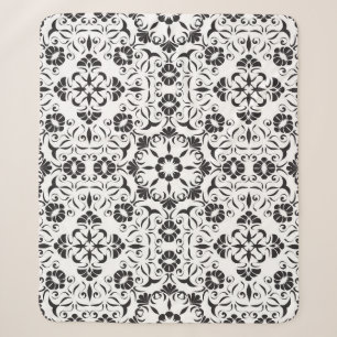 Art Nouveau: Stylised Vintage Elements Sherpa Blanket