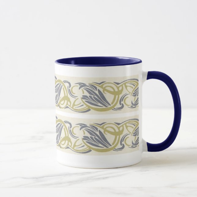 Art Nouveau Swirls - Mug (Right)
