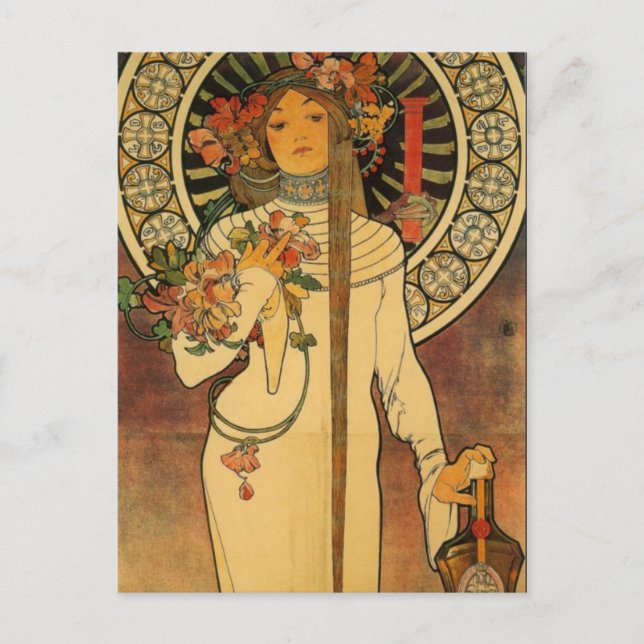 Art Nouveau The Trappistine Post Card (Front)