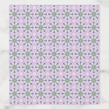 Art Nouveau Thistle Wheel Lilac Envelope Liner