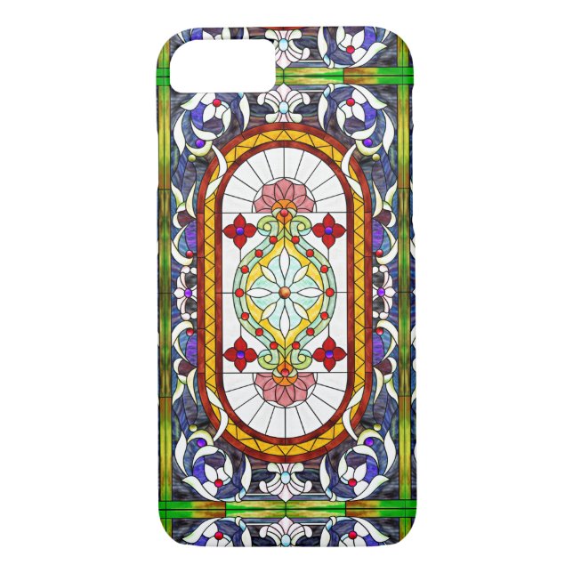 Art Nouveau Tiffany Stained Glass Window Case-Mate iPhone Case (Back)