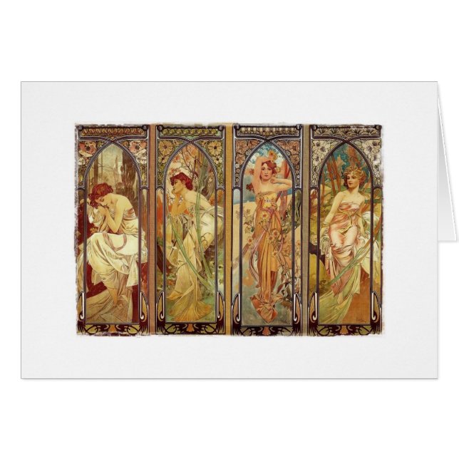 Art Nouveau Times of Day (Front Horizontal)