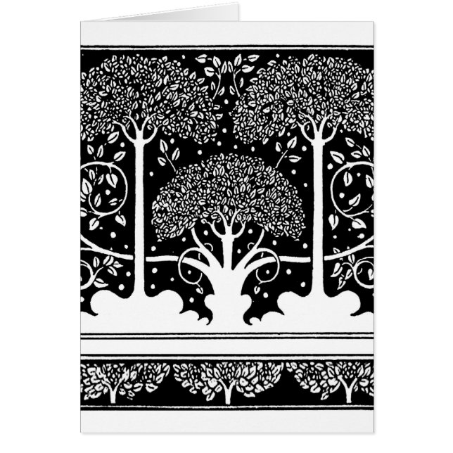 Art Nouveau Tree Beardsley Pattern (Front)