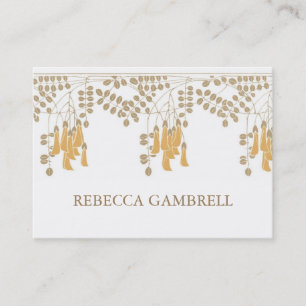 Art Nouveau Trellis Chubby Business Card