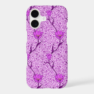 Art Nouveau Tulip Damask, Violet and Orchid