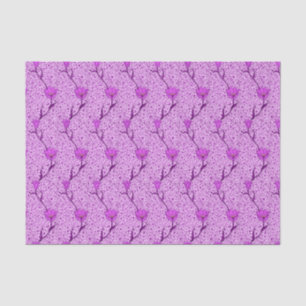 Art Nouveau Tulip Damask, Violet and Orchid Tissue Paper