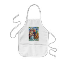 art nouveau vintage apron