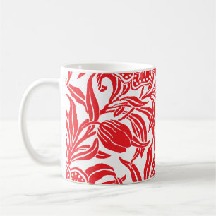 Art Nouveau Vintage Botanical Floral Pattern Coffee Mug