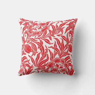 Art Nouveau Vintage Botanical Floral Pattern Cushion
