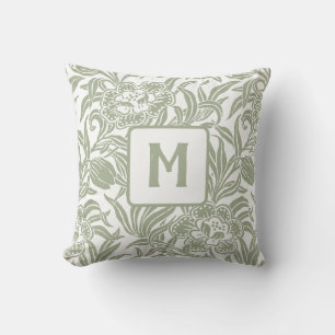 Art Nouveau Vintage Botanical Floral Pattern  Cushion