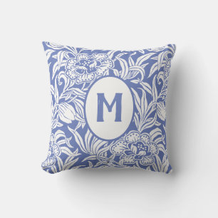 Art Nouveau Vintage Botanical Floral Pattern Cushion