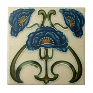Art Nouveau Vintage Design Feature Tile