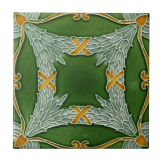 Art Nouveau Vintage Design Feature Tile