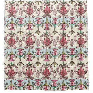 Art Nouveau: vintage seamless wallpaper. Shower Curtain