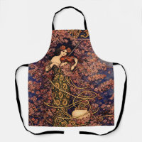 Art Nouveau Violinist in Blossoms – Vintage Floral