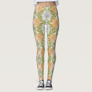 Art Nouveau William-Morris Pattern Leggings