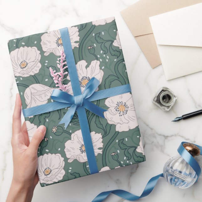 Art Nouveau William-Morris Pattern Wrapping Paper (Gifting)