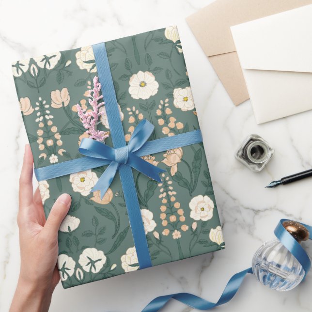 Art Nouveau William-Morris Pattern Wrapping Paper (Gifting)