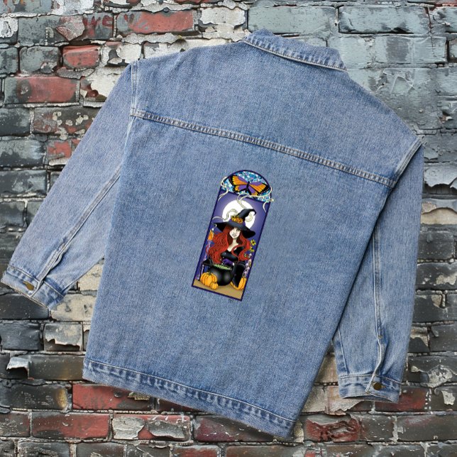 Art Nouveau Witch Denim Jacket (Creator Uploaded)