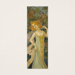 Art Nouveau Woman Bookmark