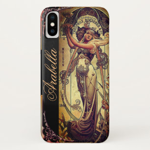 Art nouveau woman elegant advertisement hingre Case-Mate iPhone case