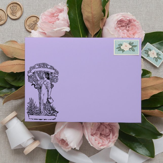 Art nouveau woman Envelope (Creator Uploaded)
