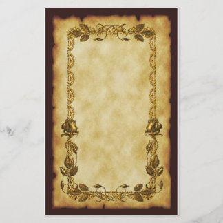 Art Noveau Roses Stationery
