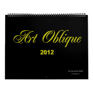 Art Oblique 2012 Calendar