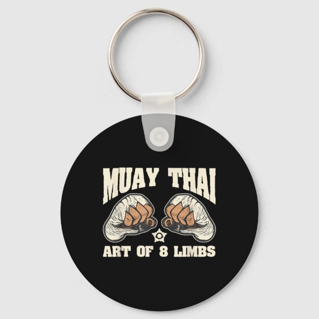 Art Of 8 Limbs Muay Thai Key Ring (Front)