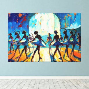 Art of Ballet (#1) oil painting Canvas Print