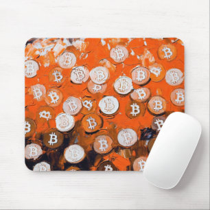 Art of Bitcoin (#2) oil painting Mouse Pad