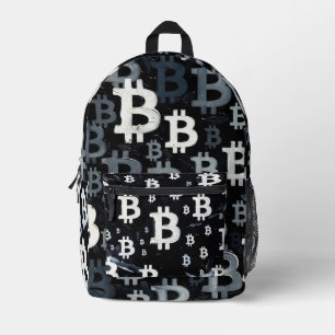 Art of Bitcoin (BW-C) oil painting Bath Towel Set Printed Backpack