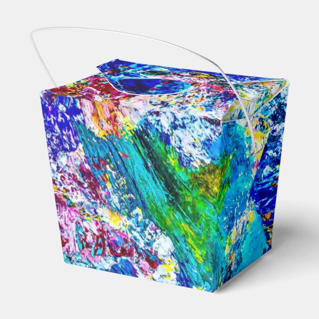 Art of colour palette funny favour box (Back Side)