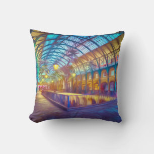 Art Of Covent Garden London Cushion