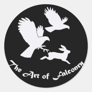 Art of Falconry - Harris Hawks Classic Round Sticker