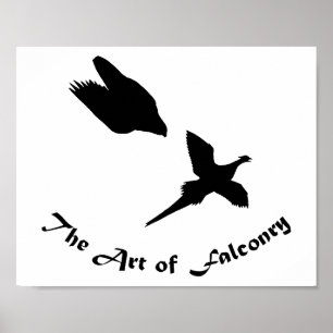 Art of Falconry- Peregrine Falcon Poster