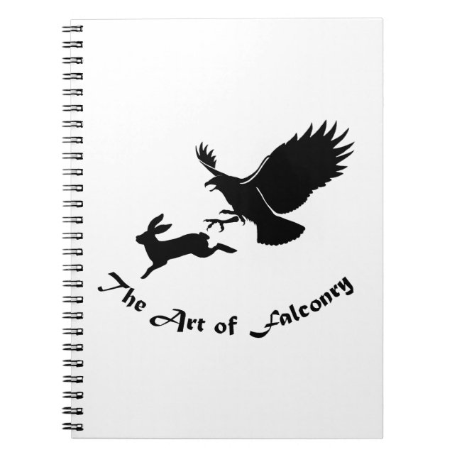 Art of Falconry - Red Tail Hawk Notebook (Front)