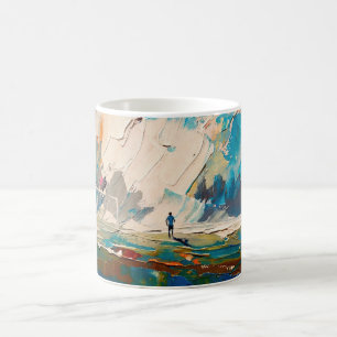 "Art of Football" (Style 2) Oil Painting Coffee Mug