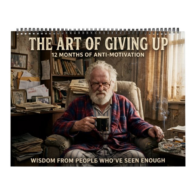 Art Of Giving Up Grumpy Old 2027 Calendar (Cover)