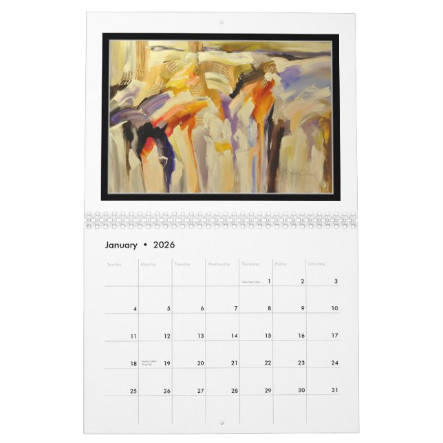 Art of Jacek Jung Calendar (Jan 2026)