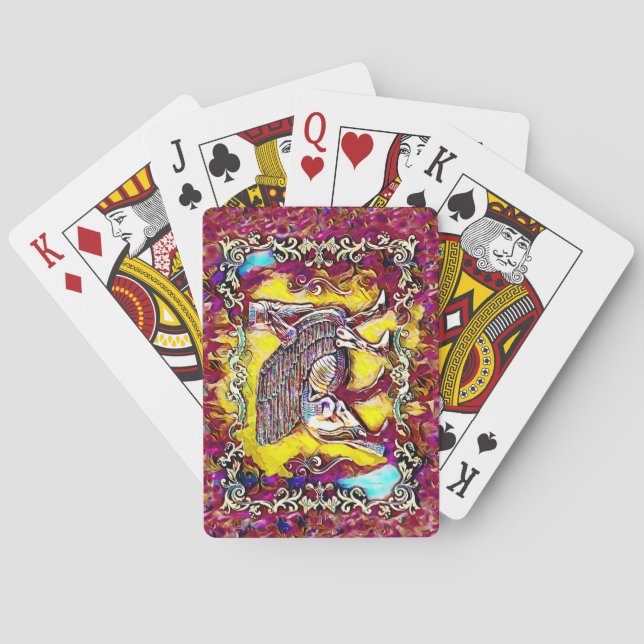 Art of Lamassu 2 Classic Playing Cards (Back)