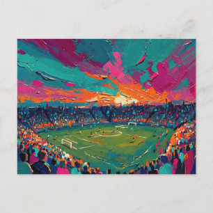 Art of Soccer (#1) Holiday Postcard