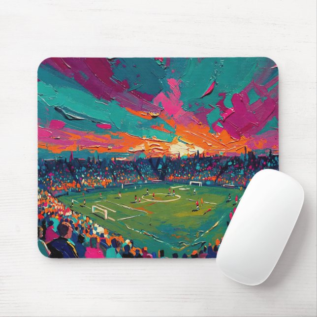 Art of Soccer (#1) Mouse Pad (With Mouse)