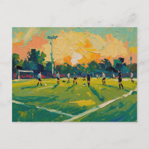 Art of Soccer (#2) Holiday Postcard